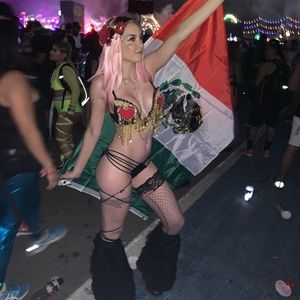 Rave bra and headpiece